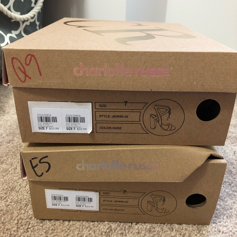 2 pairs of Charlotte Russe heels